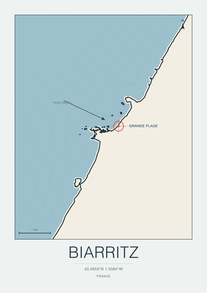 Biarritz print